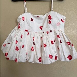 Anthropologie Maeve bubble blouse